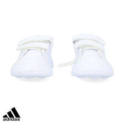 Sapatilhas brancas Adidas com fecho de velcro