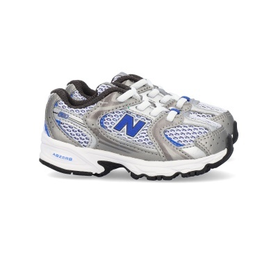 Ténis crianças New Balance azul, branco e cinzento