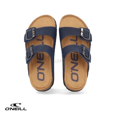 Sandálias azuis com fivelas e sola castanha da O'NEILL