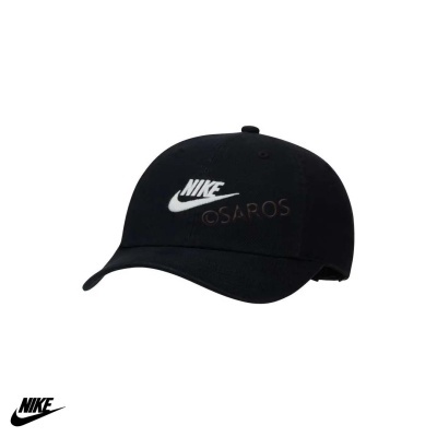 Boné preto Nike com logótipo branco