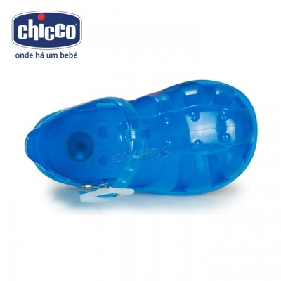 Sandália azul transparente para bebé da Chicco