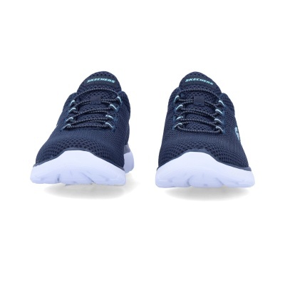 Par de sapatilhas desportivas SKECHERS azul escuro com sola branca