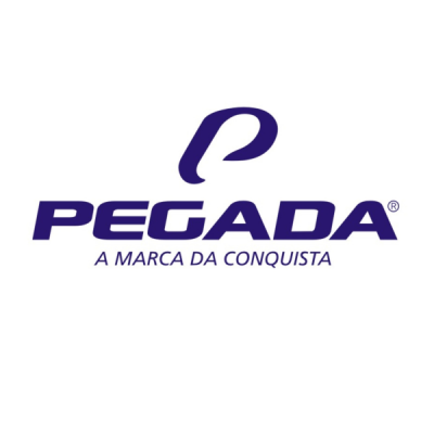 Logótipo da marca PEGADA com texto
