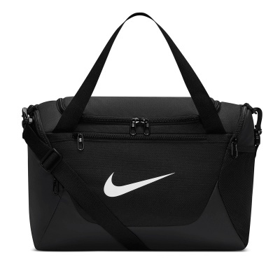 Mala desportiva preta Nike com alças e fechos