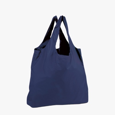 Saco reutilizável azul escuro com alças largas