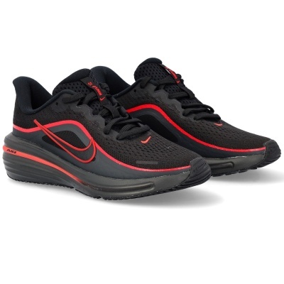 Sapatilhas desportivas pretas com detalhes vermelhos e cinzentos Nike W Air Zoom Winflo 12