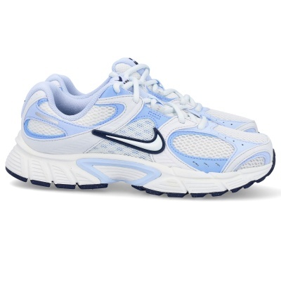 Ténis brancos e azuis com logo Nike