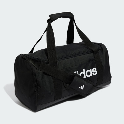 Mala de desporto preta Adidas com alças e logótipo branco