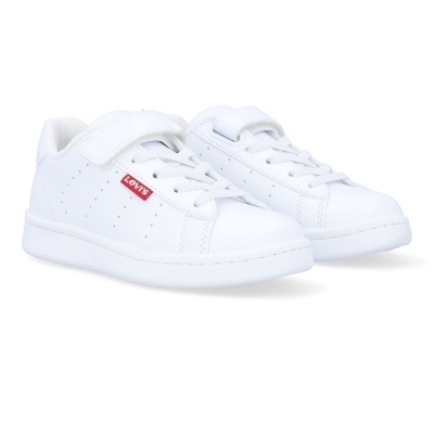 Sapatilhas brancas LEVIS com velcro e atacadores
