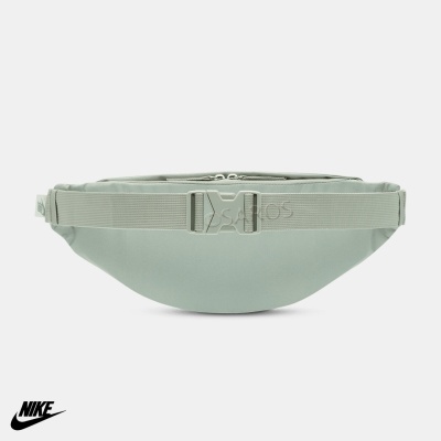 Bolsa de cintura verde-água com fecho de fivela e zipper da Nike