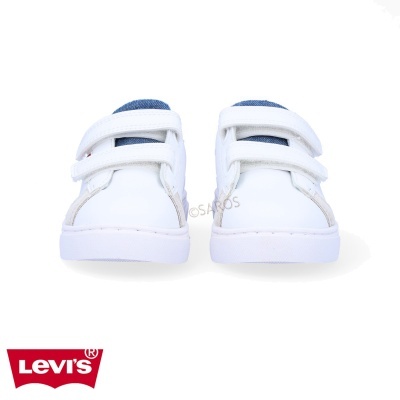 Sapatilhas brancas Levis com fechos em velcro duplos