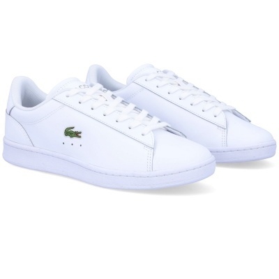 Sapatilhas brancas com logo crocodilo verde