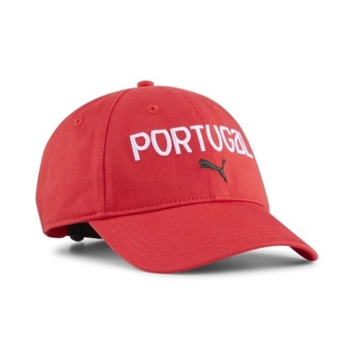 Boné vermelho com PORTUGAL e logo Puma bordado
