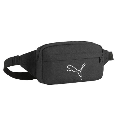Bolsa de cintura preta Puma com logótipo branco