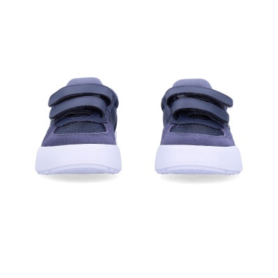 Sapatilhas desportivas azuis com velcro e sola branca