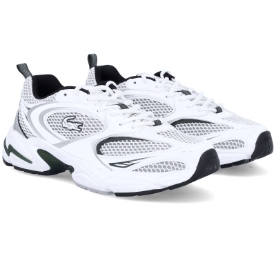 sapatilhas desportivas brancas com detalhes cinzento e preto