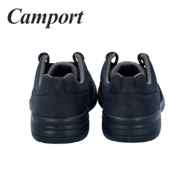 Par de sapatilhas desportivas azuis escuras da marca Camport vista de trás