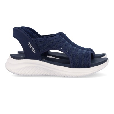 Sandálias desportivas Skechers Slip-ins azul escuro com sola branca