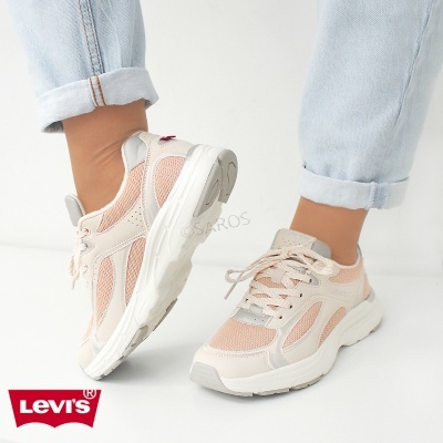 Ténis desportivos de mulher em tons creme Levis