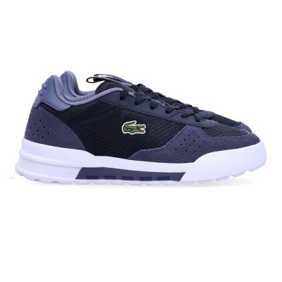 Ténis desportivos Lacoste azul escuro com logo crocodilo