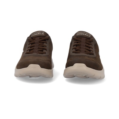 Sapatos masculinos marrons escuros SKECHERS GO WALK