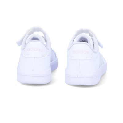 Sapatilhas Adidas brancas vista traseira