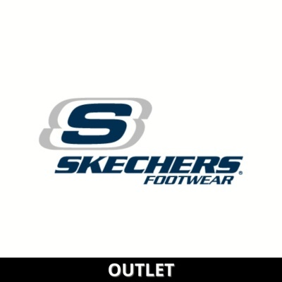 Logótipo SKECHERS FOOTWEAR com texto OUTLET