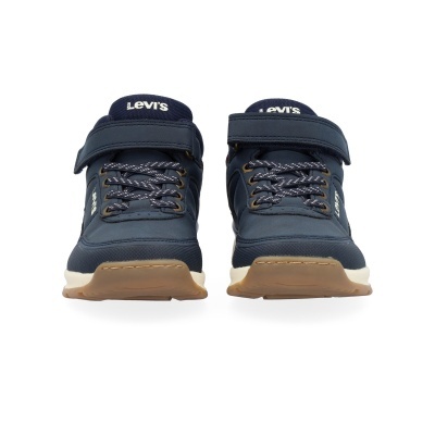 Sapatilhas Levis azuis com atacadores e tira de velcro