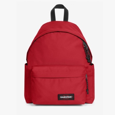 Mochila vermelha EASTPAK com bolso frontal e puxadores pretos