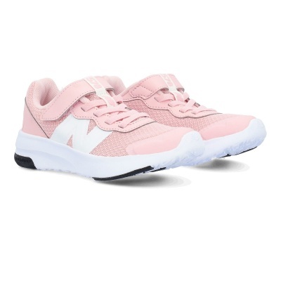 Sapatilhas desportivas rosa claro New Balance com velcro e atacadores