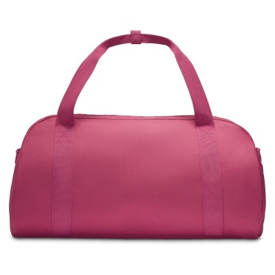 Mala de desporto cor de rosa com alças fixas em nylon