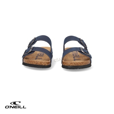Sandálias O'Neill azuis com sola em cortiça e logótipo
