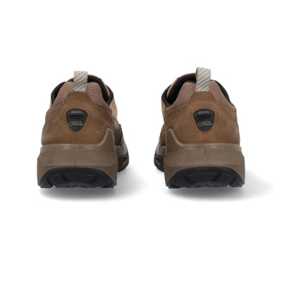 Sapatos desportivos castanhos ECCO GORE-TEX Surround vistos de trás