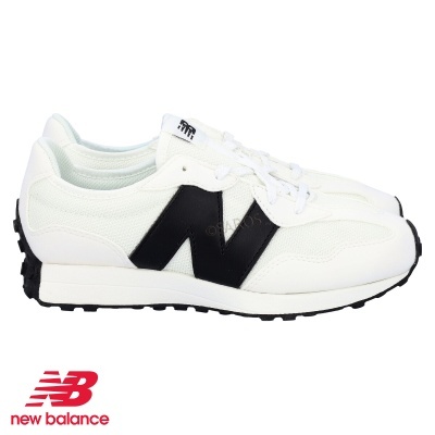 Ténis New Balance branco com logótipo preto