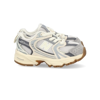 Ténis desportivos New Balance 530 para criança cinza e branco