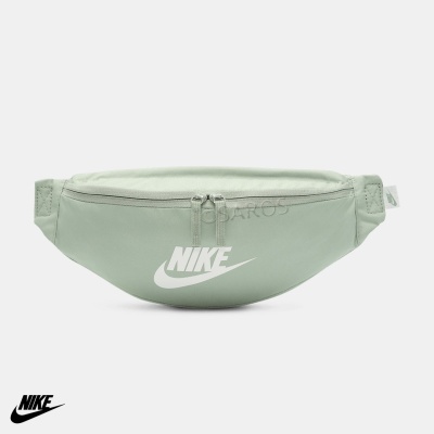 Pochete Nike verde claro com logótipo branco