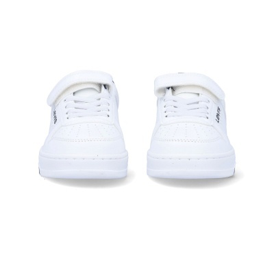 Ténis brancos de criança com detalhe Levis