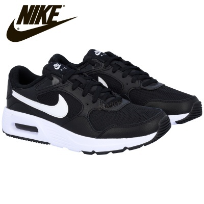 Sapatilhas Nike Air Max negras com detalhes brancos