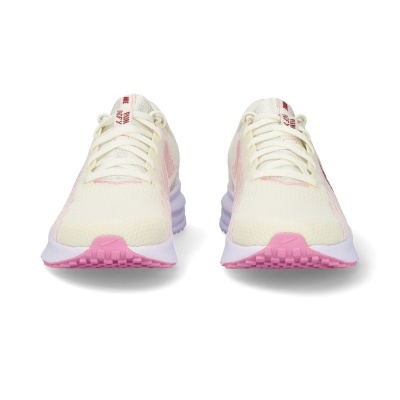 Sapatilhas desportivas Nike brancas e rosas com sola branca e rosa