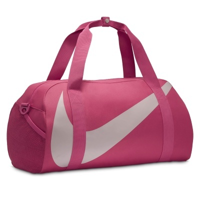 Mala desportiva rosa com logótipo branco da Nike