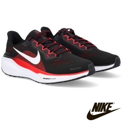 Sapatilhas desportivas Nike Air Zoom pretas com detalhes vermelhos e sola branca