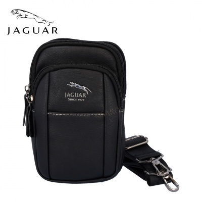 Bolsa porta objetos preta Jaguar com alça destacável
