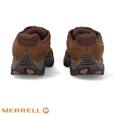 Sapatilhas castanhas Merrell vistas de trás