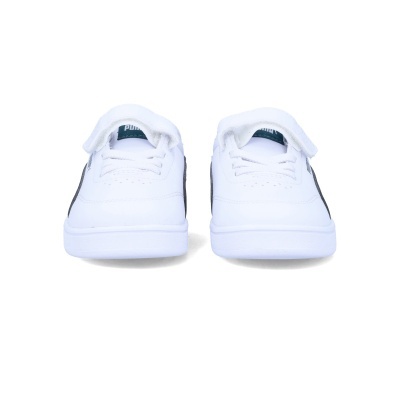 Sapatilhas desportivas brancas Puma com fecho em velcro e logo na língueta