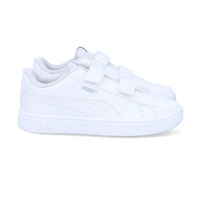 Ténis brancos PUMA com fecho de velcro