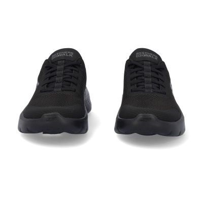 Sapatilhas pretas Skechers GO WALK vistas de frente