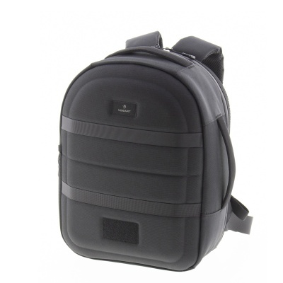 Mochila preta Vogart acolchoada com alças ajustáveis