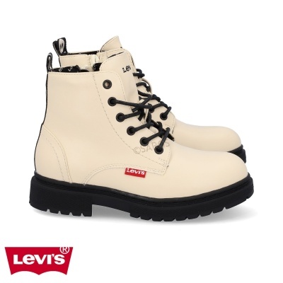Botas Levi's creme com atacadores pretos