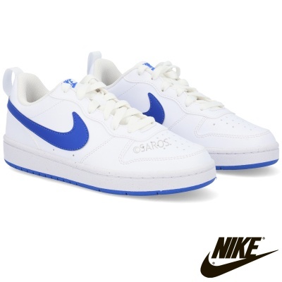 Sapatilhas desportivas Nike brancas com detalhes azuis