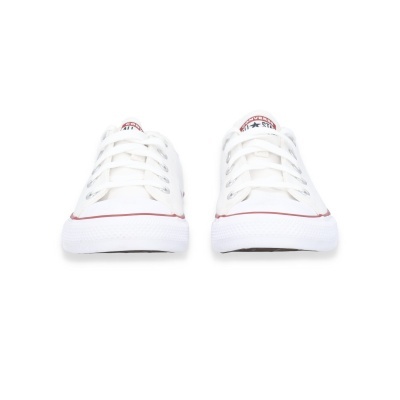 Ténis Converse All Star brancos vistos de frente